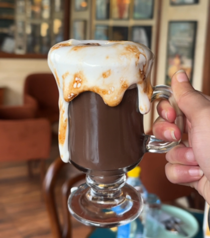 Hot chocolate in Delhi